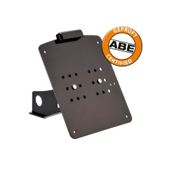 PartzBiz HD 62942 - License Plate Kit Dyna, German 18cm x 20cm, Shiny Black